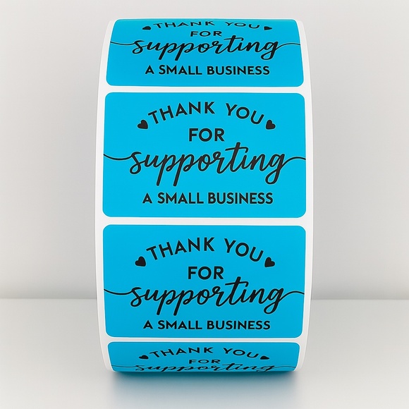 Customer Appreciation Stickers - Small Business Packaging Seals sticker label - Picture 3 of 11